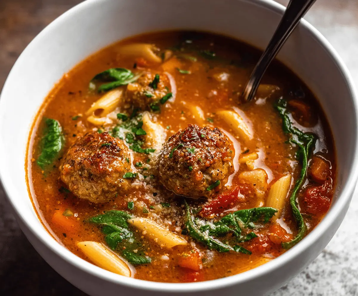 Minute Prep Italian Meatball Soup: Your Go-To Comfort Meal